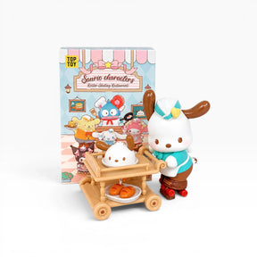 Sanrio roller skating restaurant blind box, boxed figure with blue cap and teal outfit
