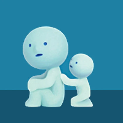 Scrubbing figure from the Smiski Bath Lineup