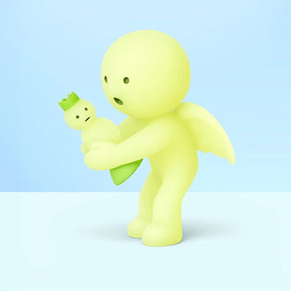 Trophy Angel figure from the Smiski Cheer Lineup
