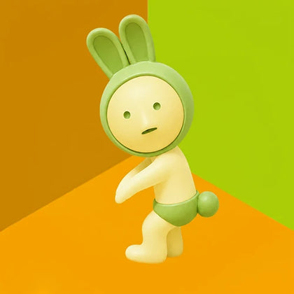 Costume Bunny figure from the Smiski Dressing Lineup