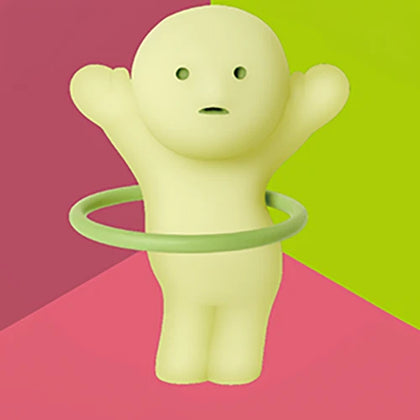 Hoop figure from the Smiski Exercising Lineup