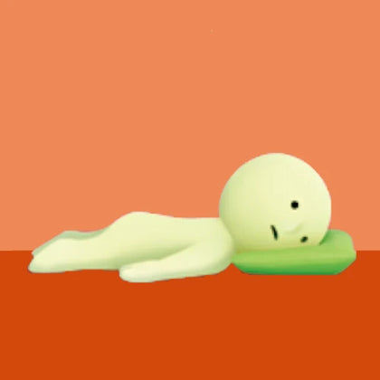 Nap Time figure from the Smiski Living Lineup