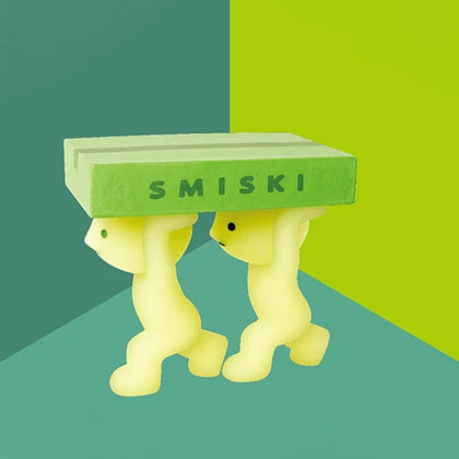 Little Smiski Teamwork figure from the Smiski Moving Lineup