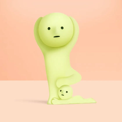 Triangle Pose figure from the Smiski Yoga Lineup
