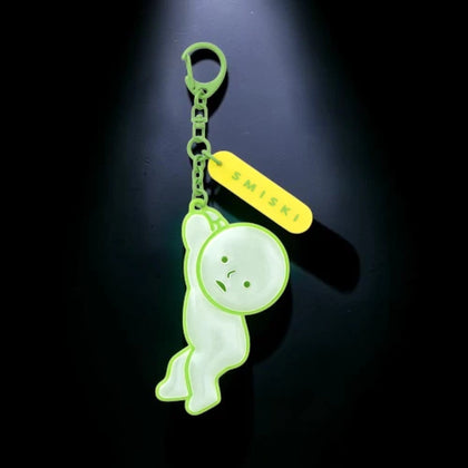 Smiski Hanging On! figure from the Smiski Reflector Charm Lineup