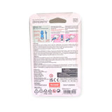 Zipper accessory back blister packaging with product details text
