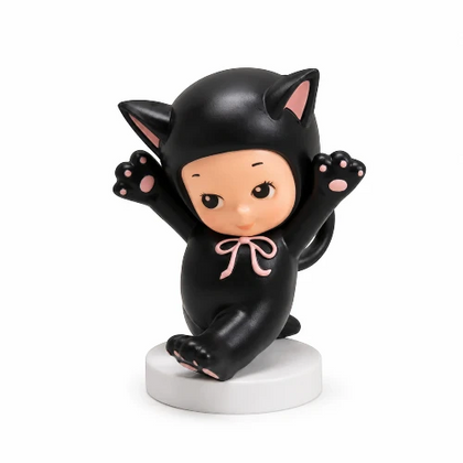 Black Cat Kewpie figure from the Kewpie Halloween Lineup