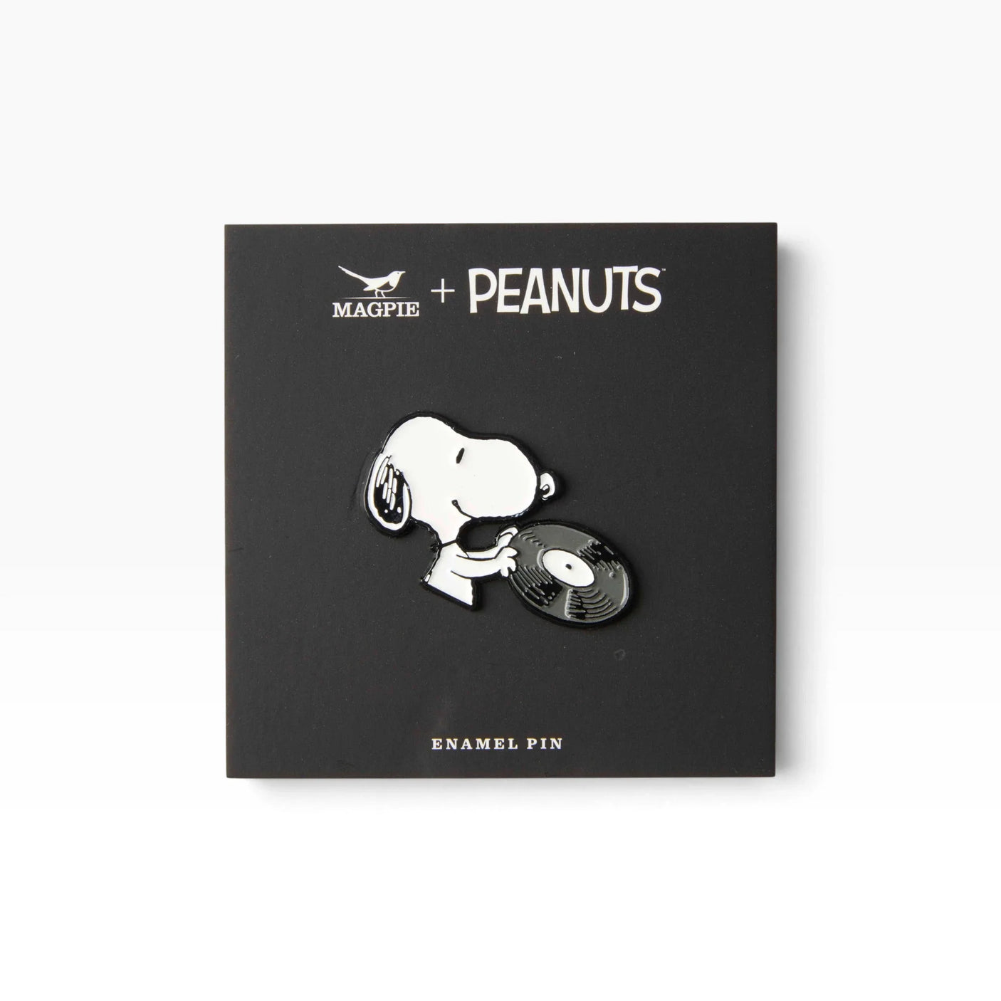 Snoopy Music Vinyl Enamel Pin