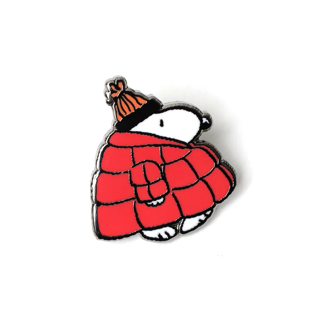 Snoopy Jacket Pin Snoopy Puffer Jacket Pin – Blink Box