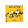 Snoopy & Woodstock enamel pin set on PEANUTS card backing