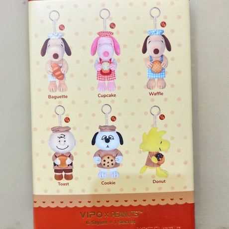 VIPO x Peanuts Bakery Plush Keychain - Blind Box