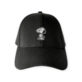 Snoopy Canvas Cap - Black