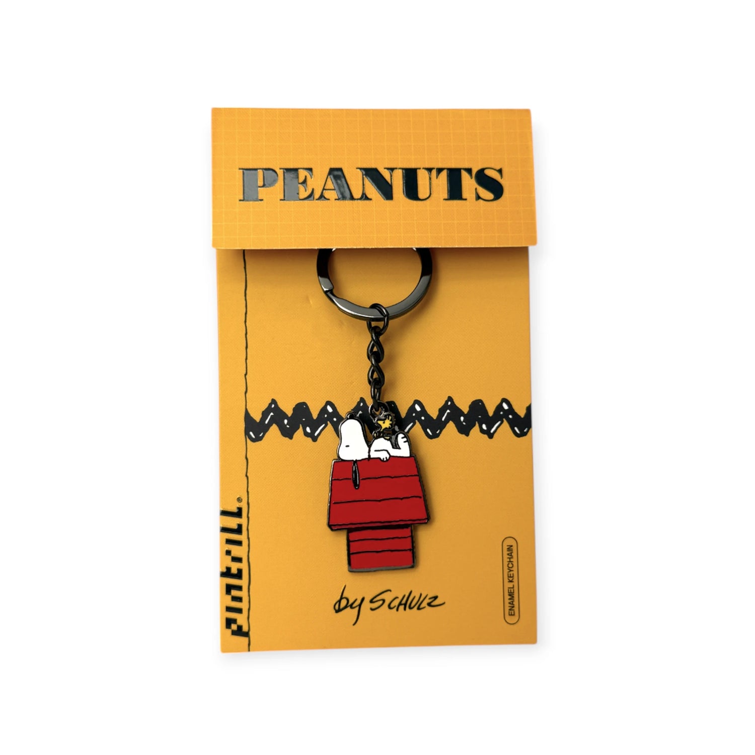 Snoopy & Woodstock Doghouse Keychain