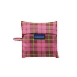 Standard Baggu Bag - Azalea Pink Tartan