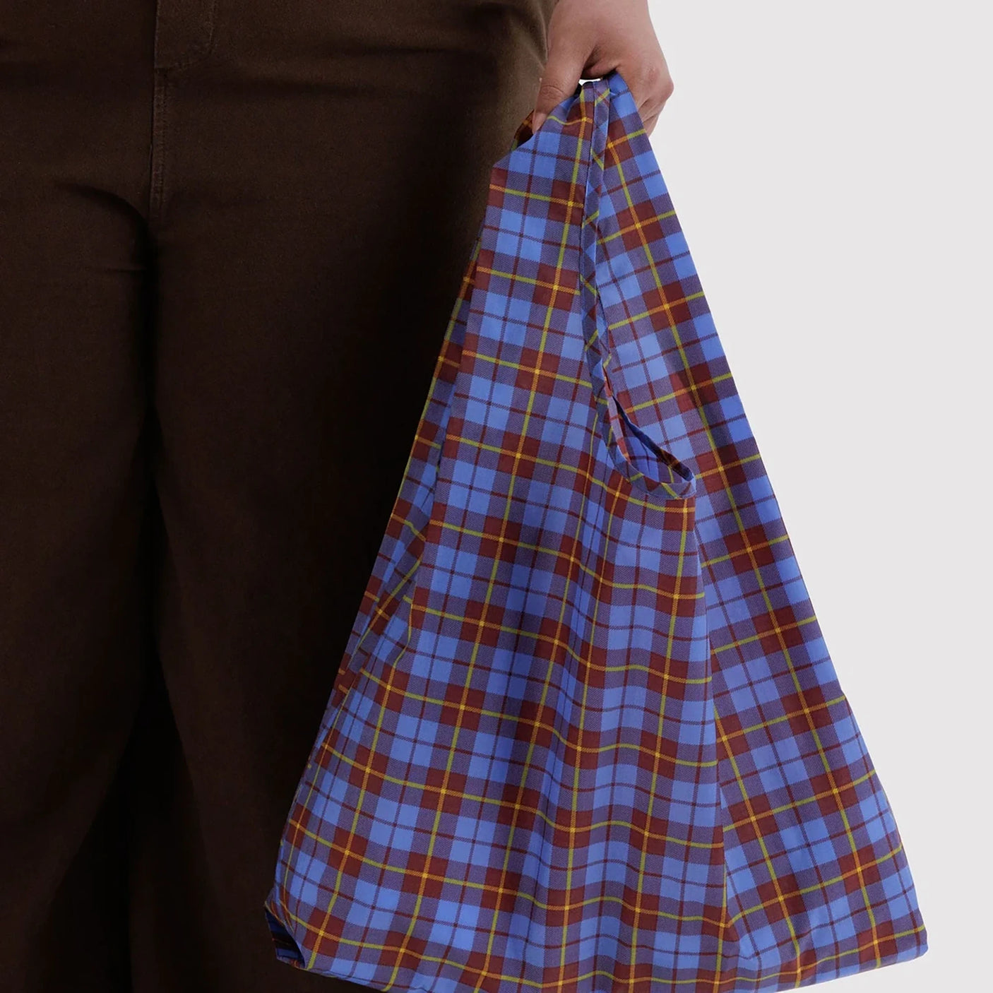 Standard Baggu Bag - Blue Tartan