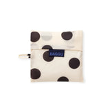 Standard Baggu Bag - Cream and Black Polka Dot