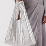 Baggu Standard Reusable Bag - Chrome Metallic