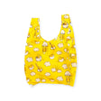 The Baggu Standard Bag - Gudetama showcases a delightful cartoon egg design of Gudetama along with charming cloud patterns, made from recycled polyester for environmentally conscious shopping.