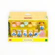 Sylvanian Families - Nursery Playmates with six baby animal figures in nursery uniforms and backpacks with playground slide