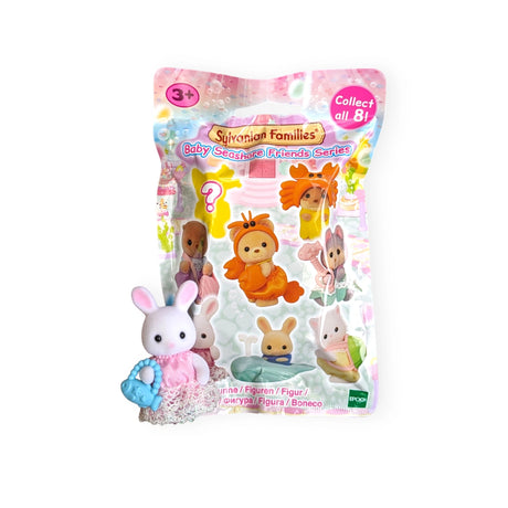 Uncover the thrill of the Sylvanian Families Blind Bag - Baby Seashore Friends Series, featuring charming figures tucked away in mystery packaging. Each bag offers a delightful surprise, such as an adorable small bunny figure, turning playtime into an exciting adventure.