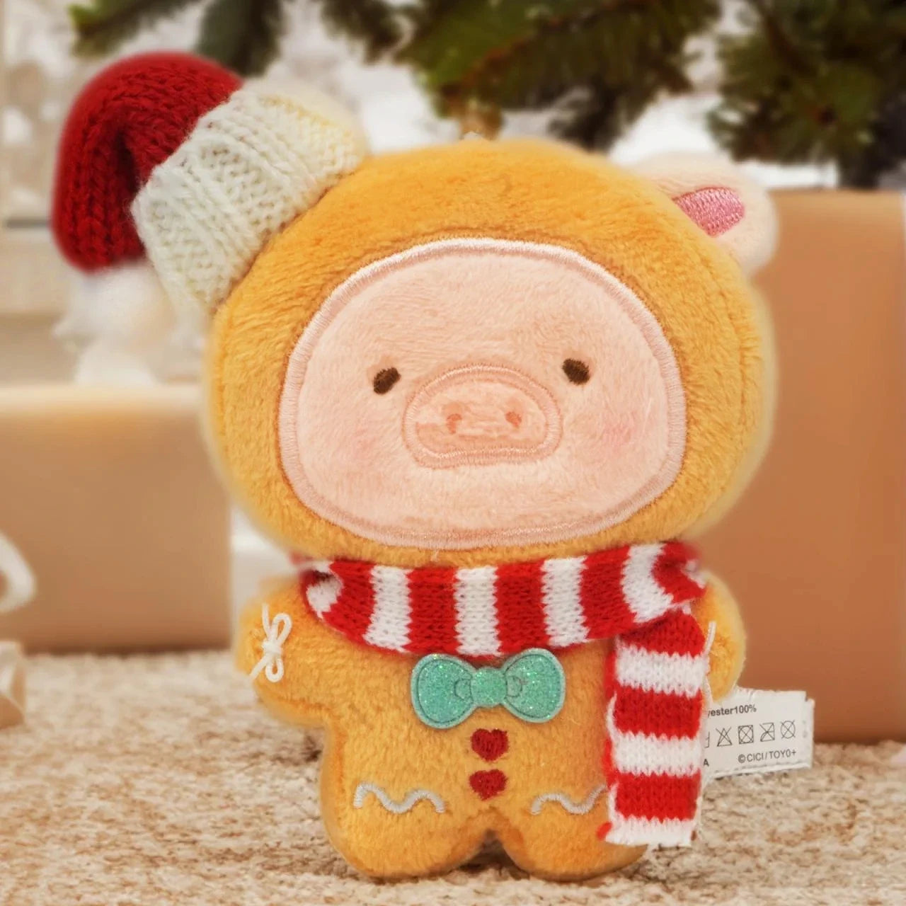 LuLu the Piggy - Gingerbread Man Keychain