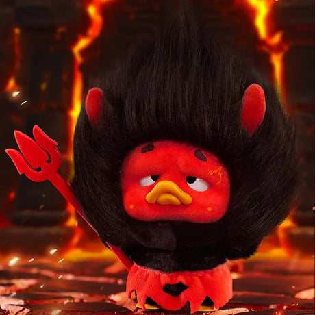 Upset Duck Blind Box - Colourful Player Plush Keychain