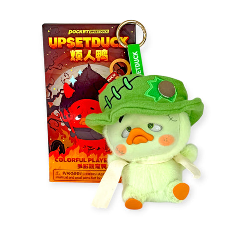 Upset Duck Blind Box - Colourful Player Plush Keychain