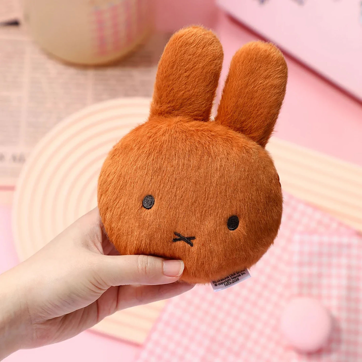 Miffy Plush Pouch Keychain - Melanie