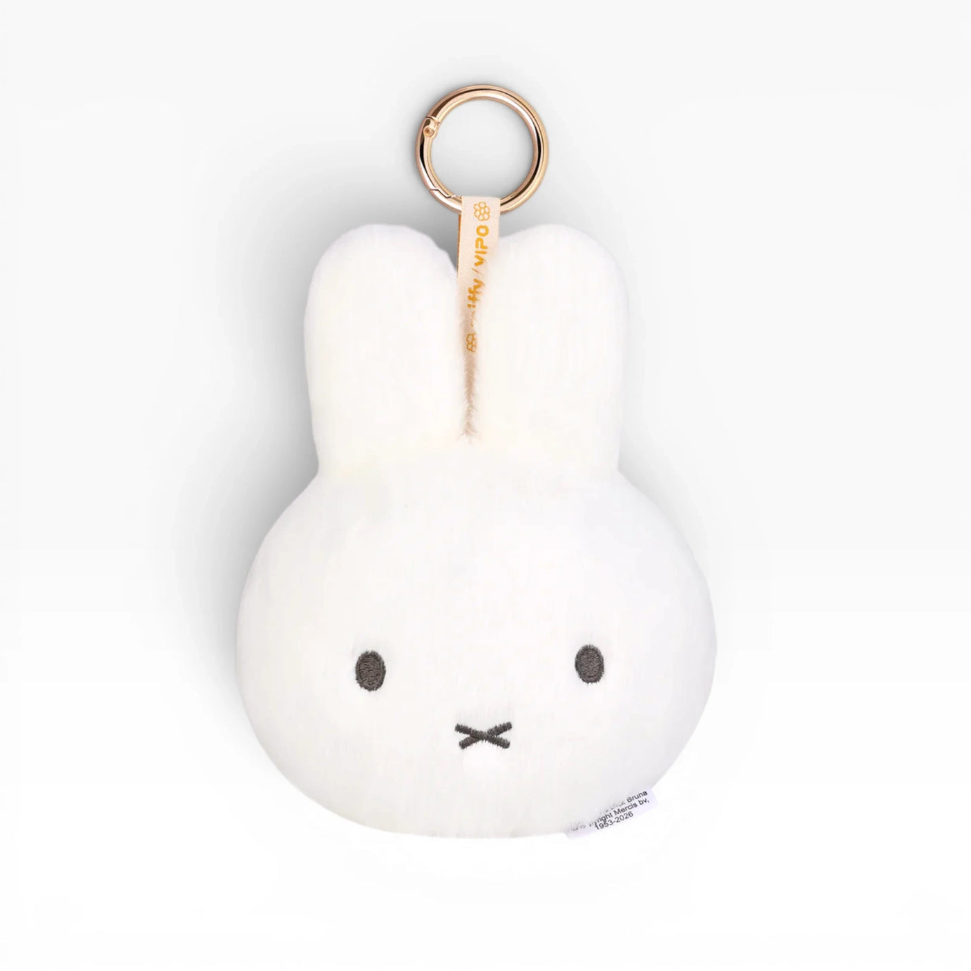 Miffy Plush Pouch Keychain - White