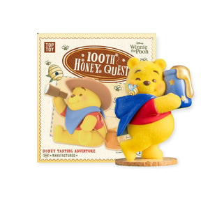 Winnie the Pooh blind box with honey quest character figure and two posed figures