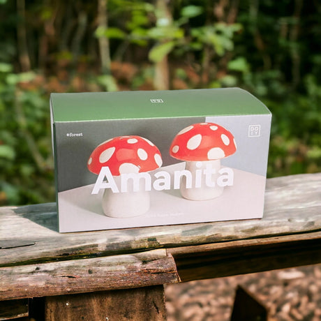 Amanita Ceramic Salt & Pepper shakers - Blink Box